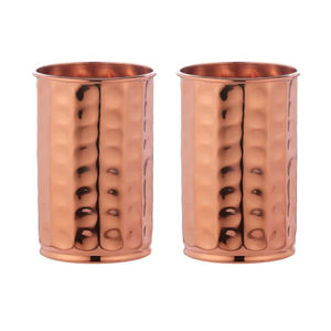 Vasos de cobre puro al por mayor, juego de vasos hechos a mano, artículos de cocina, vasos de cobre para agua, para uso doméstico y en restaurantes. - Product Image 5