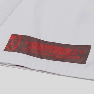 White Shoyoroll Jiu Jitsu Gi OEM Brazilian Bjj Gi Custom Jiu Jitsu Uniform Made With 100% Cotton Pearl Weave Jiu Jitsu Suits - Product Image 4