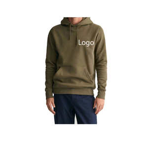 Sweat à capuche 100 % coton French Terry pour homme, haute qualité, broderie personnalisée, surdimensionné, broderie épaisse et en relief, personnalisable - Product Image 6