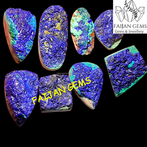 หินอะซูไรต์-มาลาไคต์ ดูร์ซี่ ของ FAIJAN GEMS คุณภาพเยี่ยม ขายส่ง หินธรรมชาติ 100% หินคาแวนไซต์ดูร์ซี่แบบเม็ด สำหรับทำเครื่องประดับ - Product Image 2
