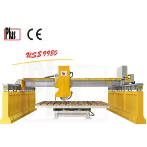 ECO600 STONEPLUS 3 Axis Machinery Automatic Stone Cutting Machine With Concrete Bases One Shipped In One 20 Gp Container