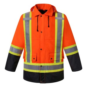 ZOHSUB POWER INDUSTRY Customized Safety <b>Jacket</b> ANSI/EN ISO 20471 CLASS 1 LED Flash Waterproof for <b>Workers</b> - Product Image 2