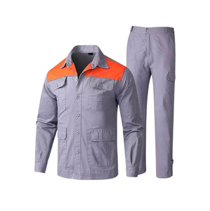 Industrial <b>Work</b> Jacket <b>Men</b> Cotton Workwear Durable Protective Jacket Long Sleeve Safety Jacket Multi Pocket <b>Work</b> Construction - Product Image 5