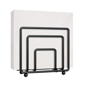 Porte-serviettes en métal en gros, couleur or, pour restaurant, boîte à serviettes en acier inoxydable - Product Image 1