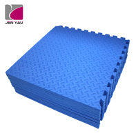 Tapetes de Gimnasio de EVA Resistentes a Impactos, Inodoros, 60x60cm, 10mm, Impermeables, para Entrenamiento HIIT, Opciones de Color Personalizadas, ASTM EN71 UKAS, Lavables