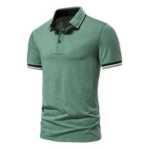 Camiseta Polo Deportiva de Alta Calidad para Hombre, Cómoda, al por Mayor, de Manga Corta, Ropa Masculina Personalizada, Camisetas Polo de Talla Grande - Product Image 4