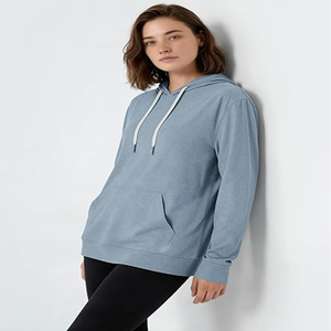 Proveedor de Ropa de Invierno Premium, Sudadera con Capucha de Mezcla de Algodón para Mujer, OEM - Product Image 5