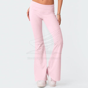 En stock Legging évasé pour femme de haute qualité, taille mi-haute, respirant, écologique, en Spandex/Polyester, pour le yoga - Product Image 3