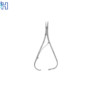 Porte-aiguille Mathieu en acier inoxydable avec mors en carbure de tungstène pour procédures médicales et vétérinaires - Product Image 4