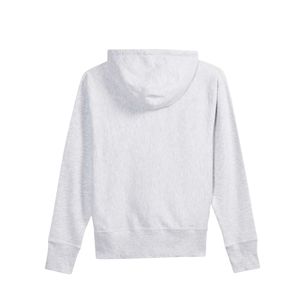 เสื้อฮู้ดเฮเธอร์แอชทรงหลวม สวมใส่สบาย เสื้อฮู้ดผู้ชายผ้าฟลีซเนื้อนุ่ม อุ่นสบาย แขนยาว สไตล์สตรีทแวร์ สามารถสั่งทำได้ - Product Image 4