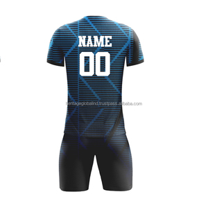 Factory Wholesale Custom Soccer Uniform Set Breathable <b>Waterproof</b> Kit <b>Socks</b> Features New Logo Printing 100% Polyester Cheap Rate - Product Image 3