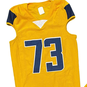 Uniforme de Fútbol Americano Personalizado al por Mayor para Equipos, Estilo Vintage, de Poliéster, Sublimado, para Jóvenes y Adultos - Product Image 1