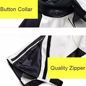 Chaquetas de carreras de primavera y verano para hombres y mujeres, Equipo de Motocicleta a prueba de viento y anticaída con cuello levantado - Product Image 5