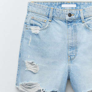 กางเกงยีนส์ขาสั้นเอวต่ำสำหรับผู้หญิง สวมใส่สบาย ระบายอากาศได้ดี สไตล์ Y2K มีกระเป๋าหลายช่อง  รับสั่งทำตามแบบ สำหรับสาวๆ  มีจำหน่ายแล้ว - Product Image 5