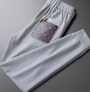 Pantalon Chino Homme Style Sport Décontracté Automne en Stock – Pantalon de Course 100% Coton Léger Coupe Droite Taille Mi-Haute avec Braguette Zippée - Product Image 5