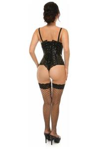 Vintage Women's Everyday Overbust <b>Corset</b> Tops Sexy Shapewear Leather Material Plus Size Breathable Eco-Friendly Lightweight Firm - Product Image 6