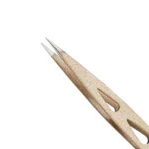 Pinzas de Precisión con Punta Fina para Eliminar Vello Corto y No Deseado, Pinzas de Acero Inoxidable Duraderas para Cejas, para Uso en Salón y en Casa - Product Image 3