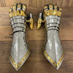 Guantes de Metal Estilo Antiguo, Coleccionables, con Grabado en Relieve y Técnica de Esmalte Suave, Forma Personalizada - Product Image 4