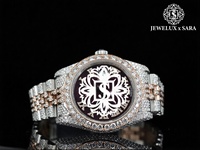 Reloj Mecánico de Lujo de Primera Calidad, Completamente Blanco, con Diamantes Moissanite, Correa de Acero Inoxidable, Precio Competitivo para Hombre