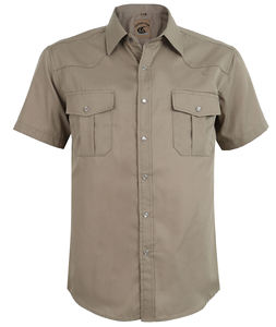 เสื้อเชิ้ตคาวบอยแขนสั้นผู้ชาย OEM 2026 แบบตะวันตก กระดุมมุก ยังไม่มีรีวิว - Product Image 4