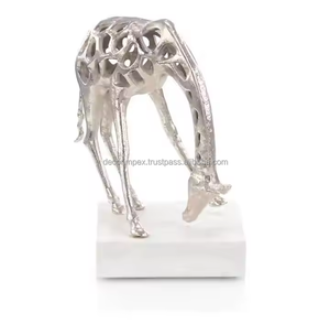 รูปปั้นตกแต่งบ้านทำจากอลูมิเนียมรูปปั้นประดับที่ไม่เหมือนใครทำด้วยมือของตกแต่งบ้าน impex - Product Image 1