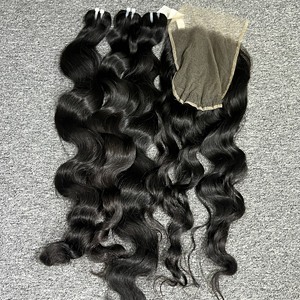 Extensiones de cabello humano vietnamita ondulado natural crudo alineado con cutícula sin procesar sin enredos - Product Image 6