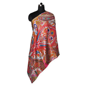 Luxury New Collection 100% Silk Digital Printed <b>Scarf</b> Shawl 70x200cms Elegant Soft Lightweight Fashion Wrap for Women Party - Product Image 3
