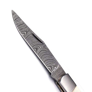 Handmade Damascus Steel Folding Knife Premium Patterned Steel Pocket Knife Outdoor <b>Camping</b> Hiking Fishing Utility <b>Tool</b> - Product Image 6