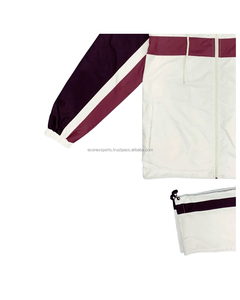 Ensemble élégant de 2 pièces pour hommes Sportswear Cotton Blend Gym Jogger Zip Jacket Pants Hooded Plus Size Design for Winter OEM - Product Image 3