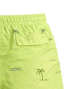 Shorts de Baño Personalizados para Hombre con Estampado de Palmeras, Secado Rápido, Shorts de Playa, Shorts de Verano, Cintura Elástica con Cordón, Proveedor OEM Personalizado - Product Image 6