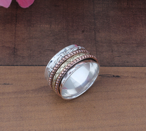 Bague empilable délicate en argent sterling 925, nœud simple, classique, bijoux de mode pour femmes, minimaliste, bande torsadée - Product Image 3