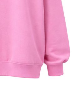 Customized <b>Pink</b> Women Oversized Fleece <b>Sweatshirt</b> High Neck Pullover Casual Winter Warm Cotton Polyester Loose Fit <b>Sweatshirt</b> - Product Image 6