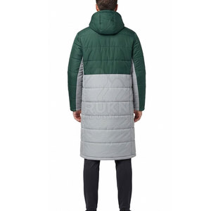 New Arrival <b>Men's</b> <b>Waterproof</b> Lightweight Bench <b>Coat</b> Hooded Winter Full Zipper Warm <b>Long</b> Outdoor Sports Casual Wear Wholesale - Product Image 2