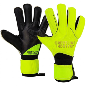 Gants de gardien de but de football professionnels, durables, respirants, avec fermeture auto-agrippante, adhérence optimale pour la paume, pour entraînement et matchs. - Product Image 1