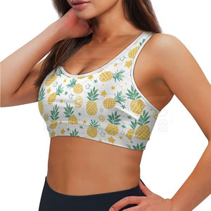 Premium Moisture Wicking Women Sublimation Sports Bra With Four Way Stretch Fabric For Yoga Fitness Training And Daily Wears - Product Image 2