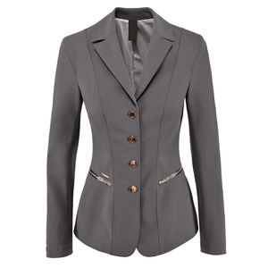 Chaqueta de equitación elástica en 4 direcciones para mujer, transpirable, con bolsillos, resistente a las arrugas, para entrenamiento y competición. - Product Image 2