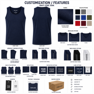 เสื้อกล้ามออกกำลังกายผู้ชาย ระบายเหงื่อได้ดี ด้านหลังเป็นตาข่าย สำหรับเล่นบาสเกตบอล ทรงโอเวอร์ไซส์ น้ำหนักเบา รับผลิตแบบ OEM ODM เสื้อกล้ามออกกำลังกาย - Product Image 3