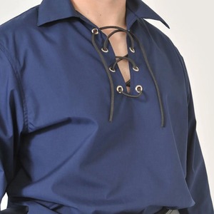 Chemise Kilt Jacobite Écossaise Traditionnelle Personnalisée pour Homme, en Coton, à Manches Longues, Style Rétro, à Lacets, pour Costume, Vente en Gros - Product Image 2