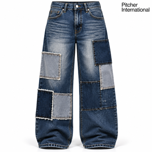 Custom mens distressed <b>jeans</b> Wholesale mens distressed <b>jeans</b> Vintage <b>jeans</b> Cotton Low MOQ Streetwear - Product Image 5