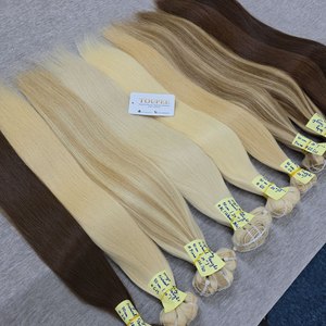 Vietnamese Virgin Unprocessed Human Hair Cuticle Aligned Machine Double Weft Weave Bundles 100g/bundle Wholesale Extensions - Product Image 3