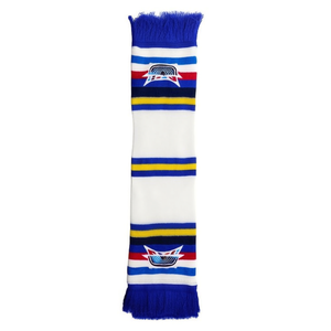 Écharpe en jersey acrylique tricoté extensible et doux, brodée sur mesure pour club de football – Service OEM d'usine - Product Image 3