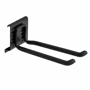 Crochet double large pour l'organisation domestique, système de rail de garage 2 mm, durable, pour le rangement GAPGAR003 - Product Image 1