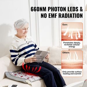 Cuscinetto Riscaldante in Giada e Tormalina a Infrarossi Lontani con Luce Fotonica 660nm e Ioni Negativi, Impacco Caldo/Freddo 103-159F - Product Image 3