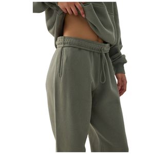 Pantalones Deportivos de Felpa Extra Grandes para Mujer, Cintura Alta, Algodón y Poliéster, Corte Holgado Informal, Pantalones Deportivos, Logotipo Personalizado OEM, Venta al Por Mayor - Product Image 5