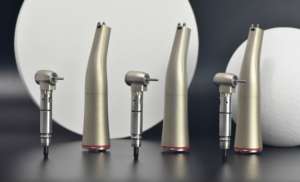 Pièce à main Contra-Angle à anneau rouge avec logo personnalisé, éclairage à fibre optique, manuelle, réutilisable et écologique, outil dentaire - Product Image 2