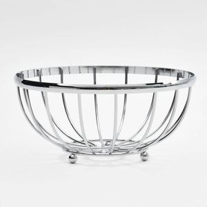 Panier à fruits en acier inoxydable de qualité supérieure avec une construction durable, parfait pour le stockage et la présentation des fruits sur le comptoir de cuisine - Product Image 5