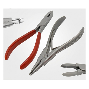 Pince à ouvrir et à fermer les anneaux à billes en acier inoxydable de qualité allemande avec logo personnalisé, kit d'outils de piercing corporel OEM, faible MOQ - Product Image 3