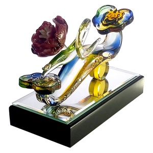 2024 ดอกกุหลาบแก้วมูราโน่เป่ามือดีไซน์ใหม่ - Product Image 3