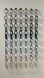 Cadena de Eslabones Acrílicos para Cortina, Decoración de Pared de Resina, Cadena Arcoíris, Separador de Ambientes, Eslabones de Plástico para Exhibición en Casa, Tienda u Hotel - Product Image 2