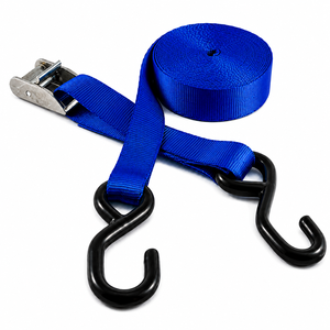 Correa de Amarre con Hebilla de Leva para Transporte Logístico, 25mm, Poliéster, 250kg, con Gancho en S para Sujeción de Carga, Directo de Fábrica, Proveedor OEM - Product Image 5